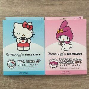 The Crème Shop x Hello Kitty X My Melody Sheet Mask Bundle NEW